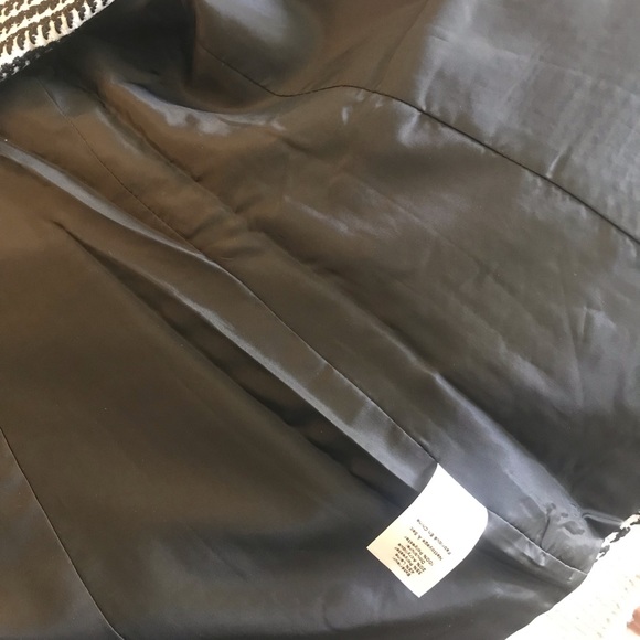 Talbots Black & White Houndstooth Plaid Vest - Picture 9 of 12